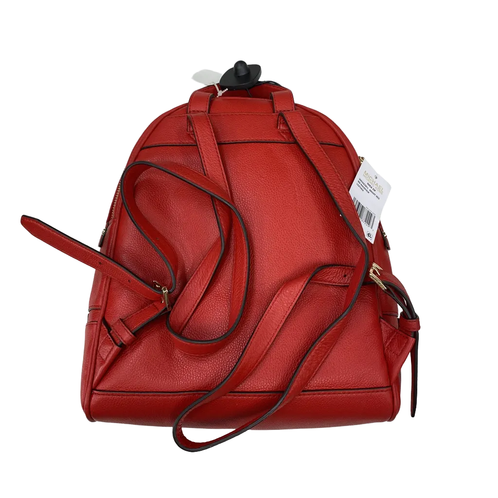 Michael Kors Bags Backpack Designer By Michael Kors in Red Size: Medium