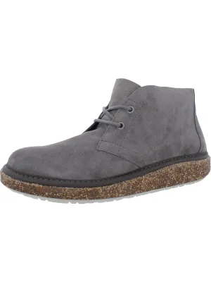 Milton Mens Suede Footbed Booties