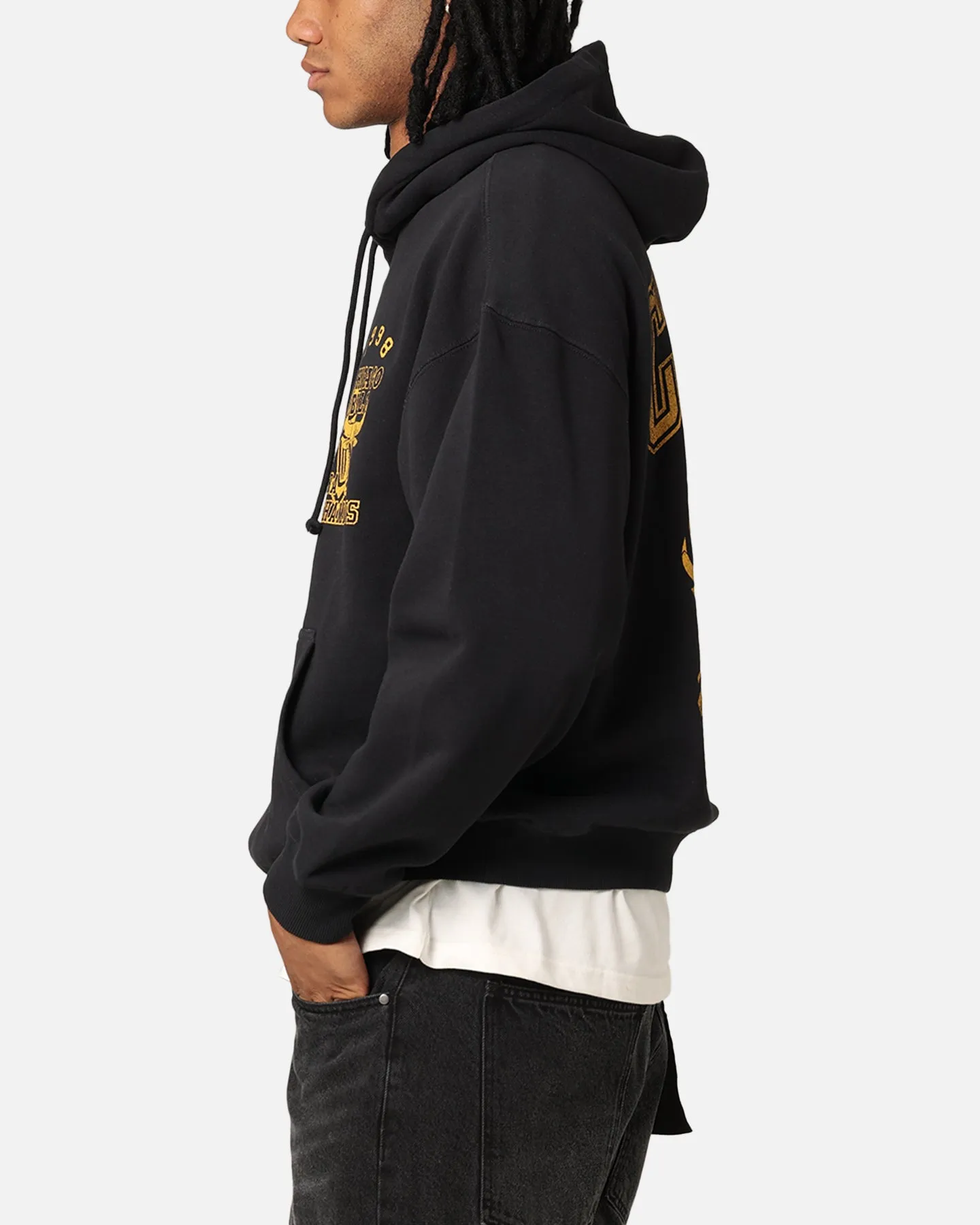 Mitchell & Ness Chicago Bulls Rings Hoodie Faded Black