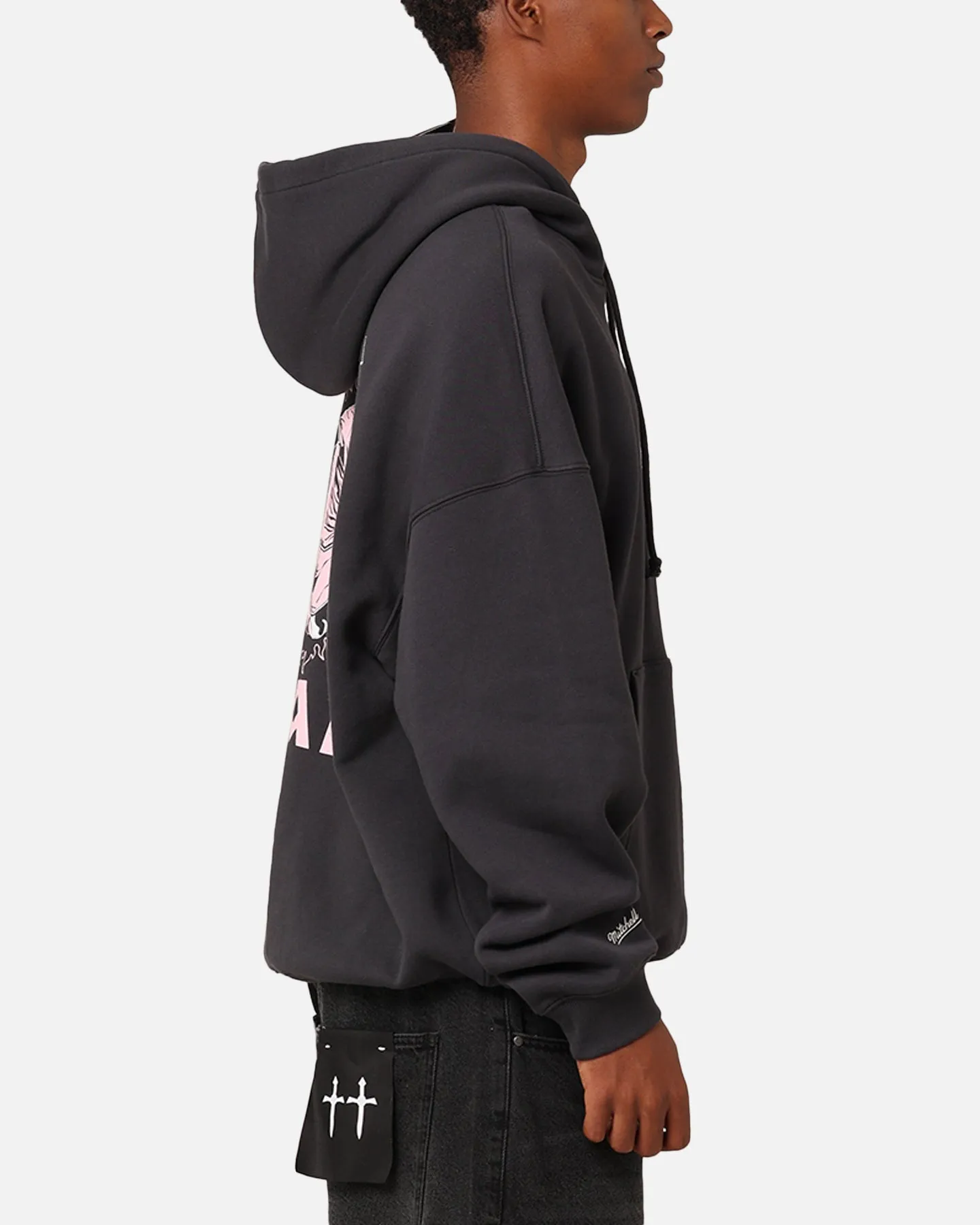 Mitchell & Ness Inter Miami CF Logo Hit Hoodie Faded Black