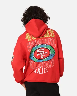 Mitchell & Ness San Francisco 49ers Super Bowl World Hoodie Faded Red