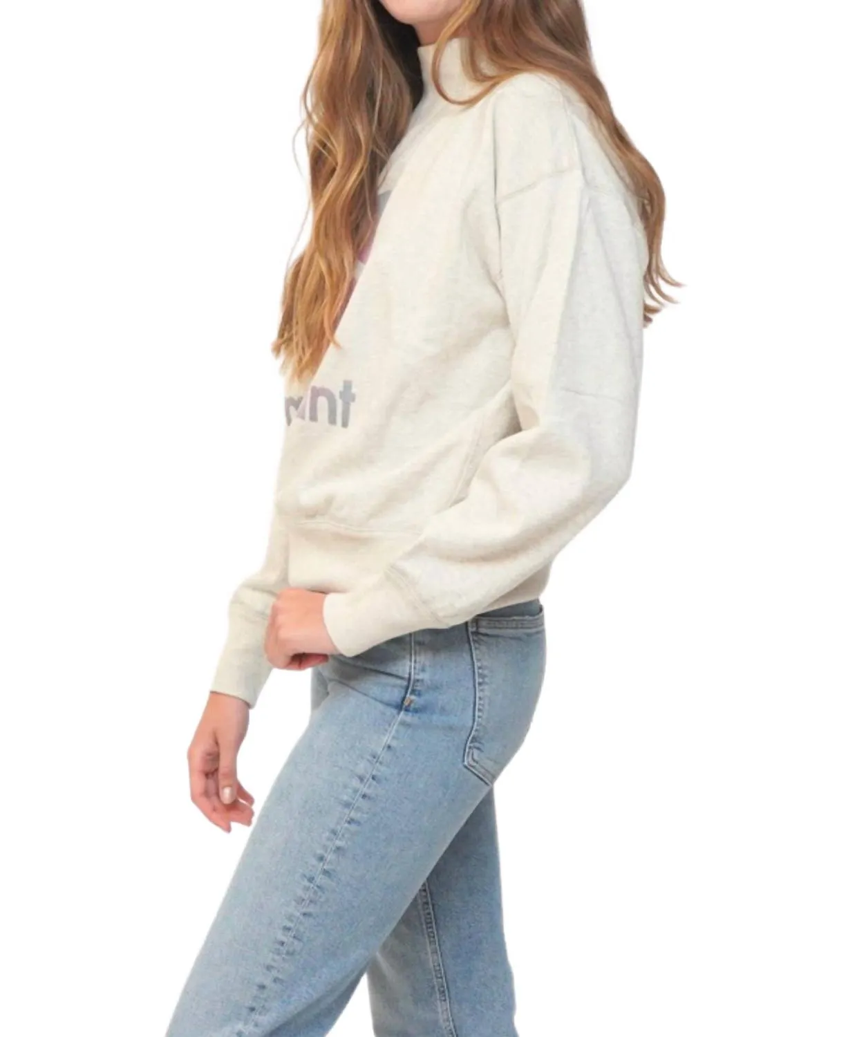 Moby Sweatshirt In Ecru