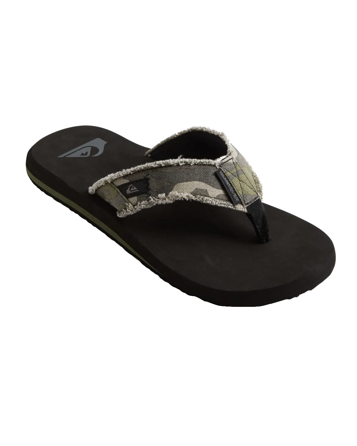 Monkey Abyss Flip Flops in Green, Brown & Black