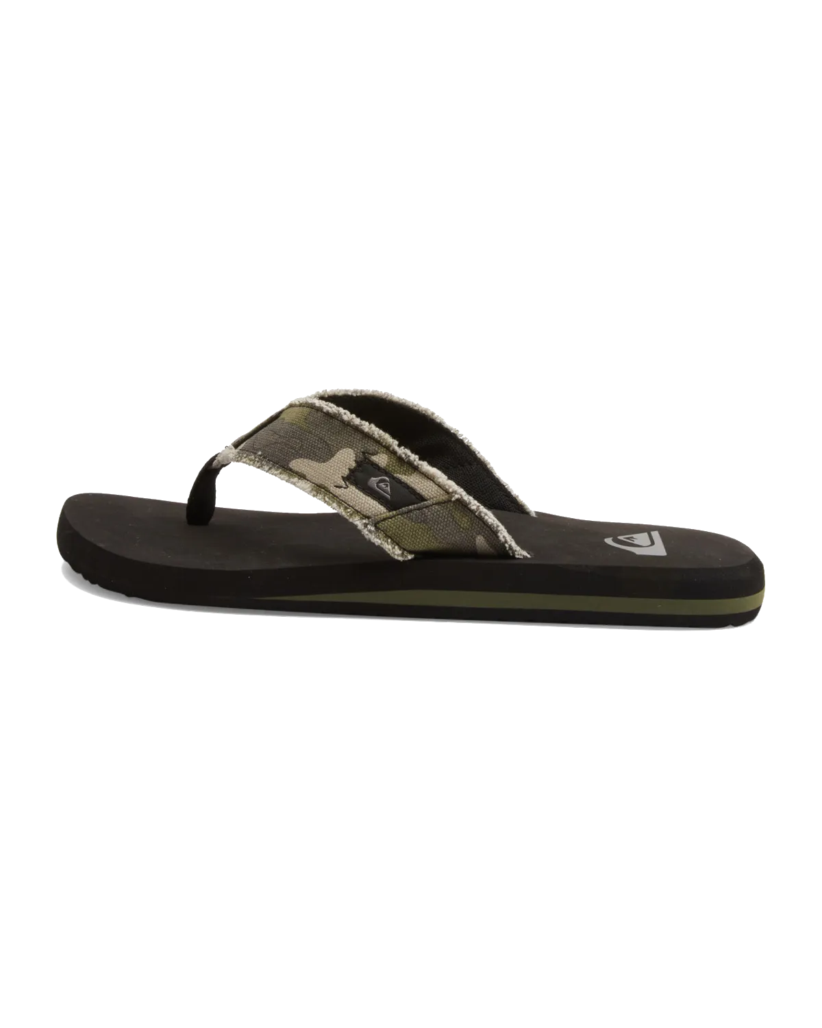 Monkey Abyss Flip Flops in Green, Brown & Black
