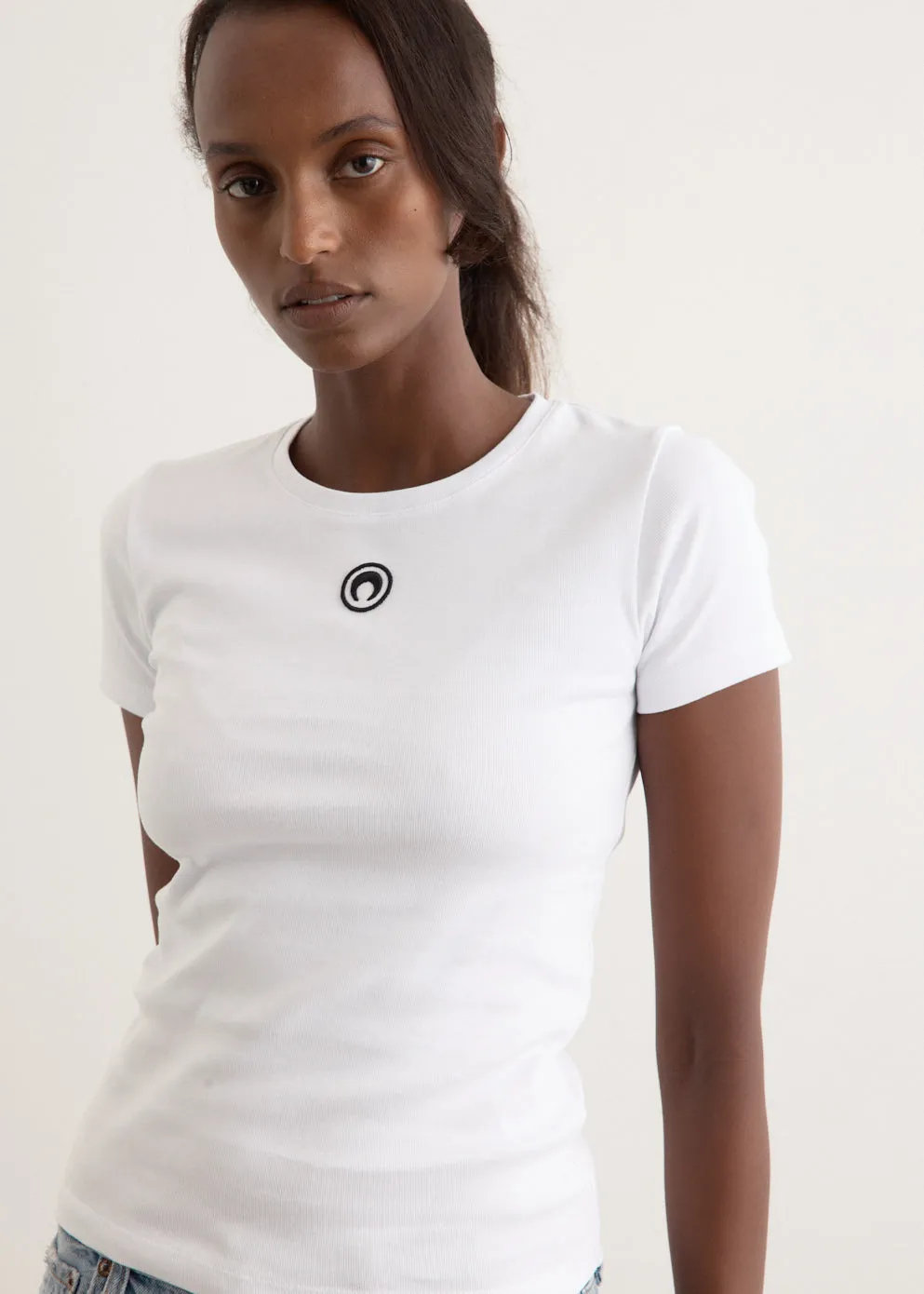 Moon Logo Jersey Baby Fit T-Shirt