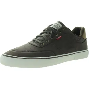 Munro Mens Lace-Up Faux Leather Casual And Fashion Sneakers