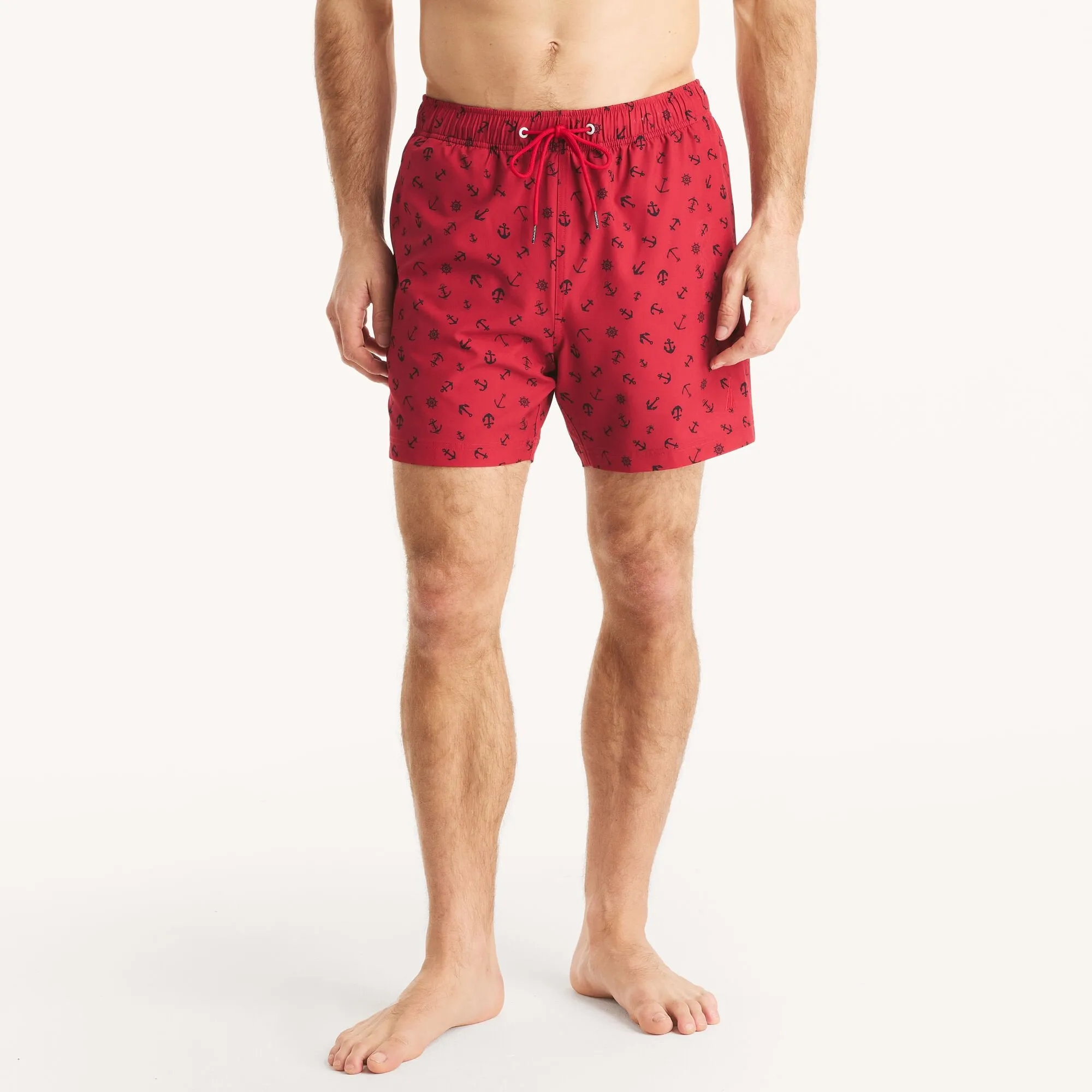 Nautica Mens 6" Printed Quick-Dry Swim