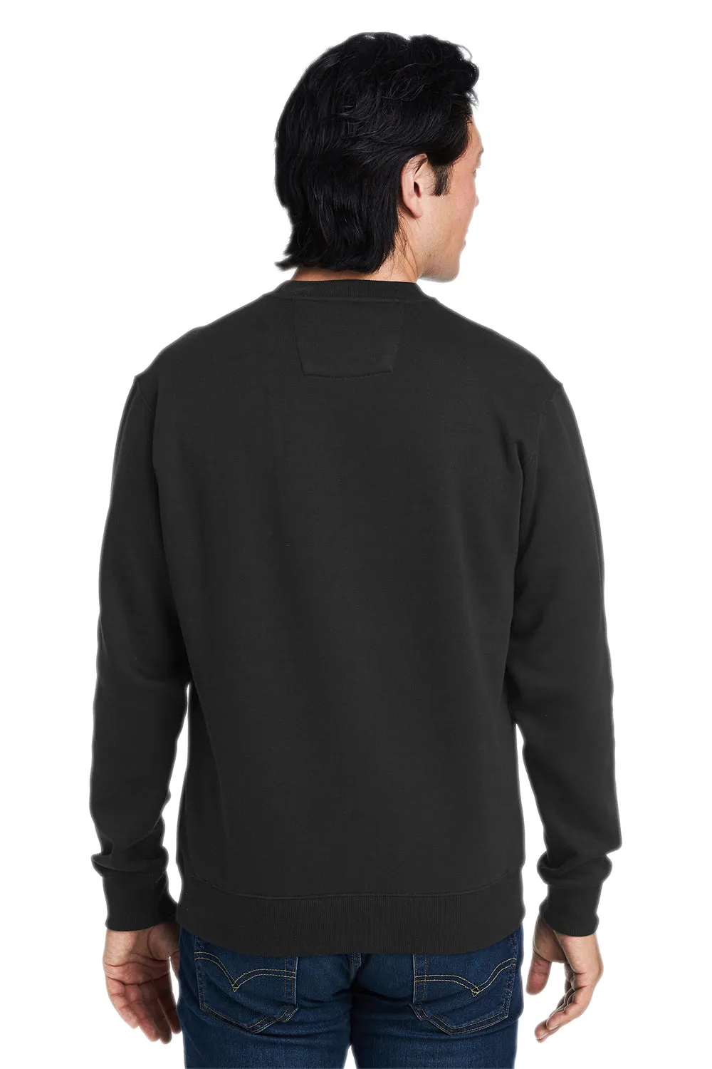 Nautica Mens Anchor Crewneck Sweatshirt - Black