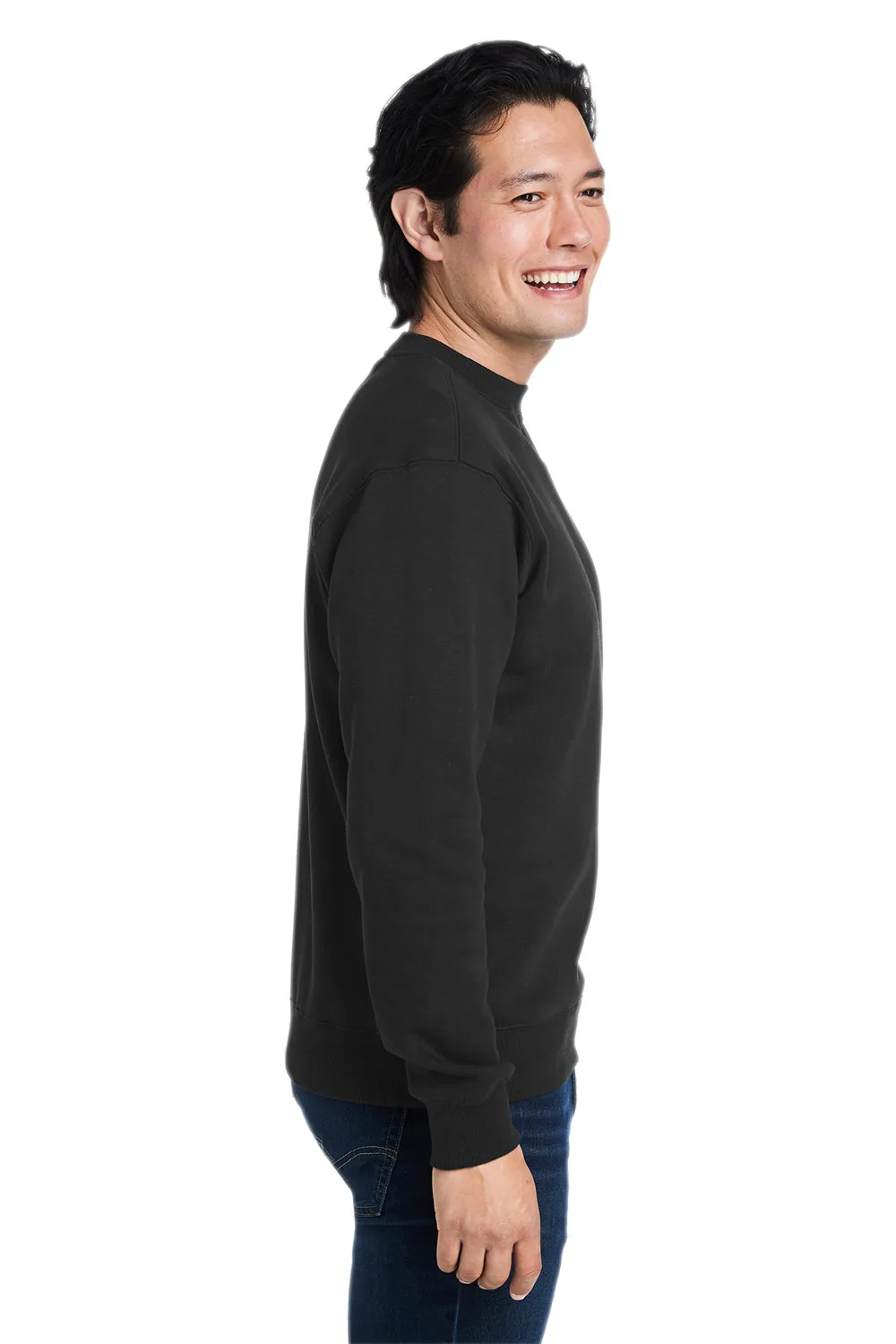 Nautica Mens Anchor Crewneck Sweatshirt - Black