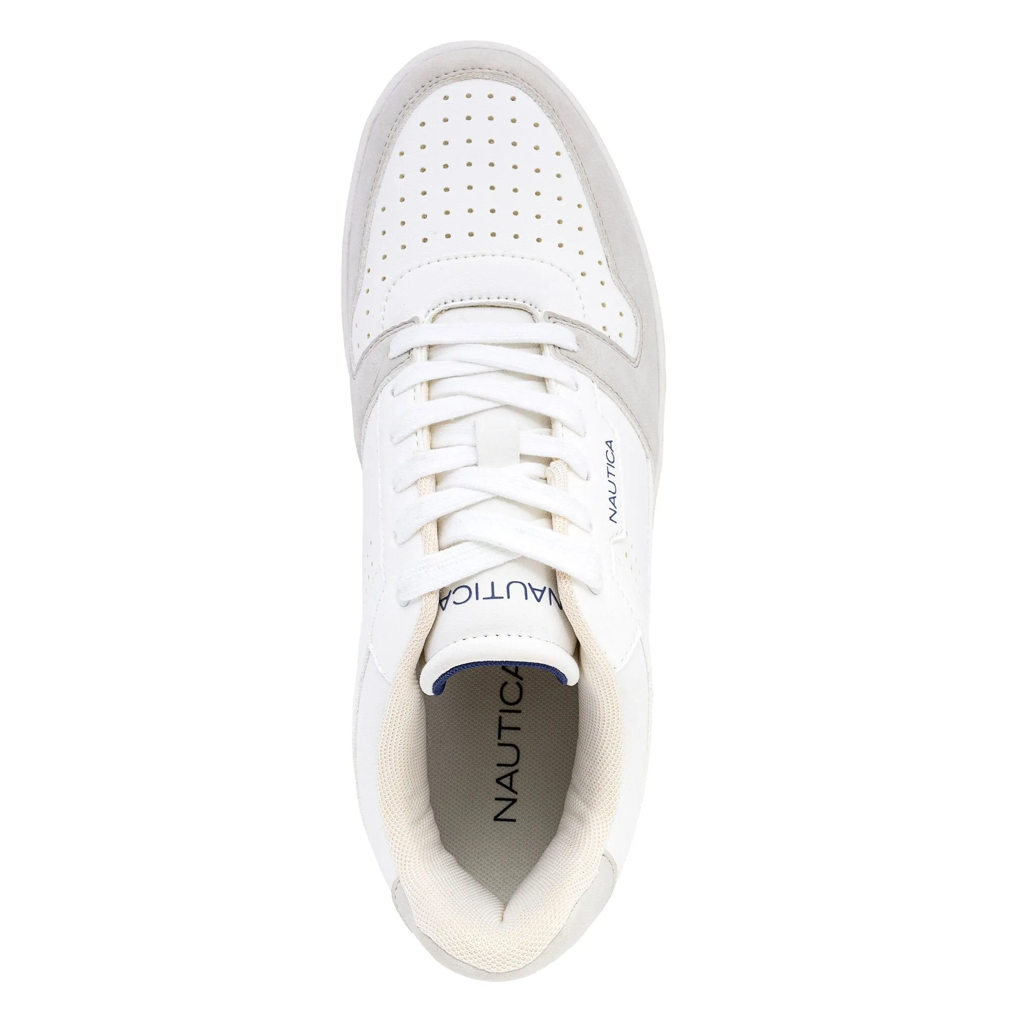 Nautica Mens Logo Lace-Up Sneaker