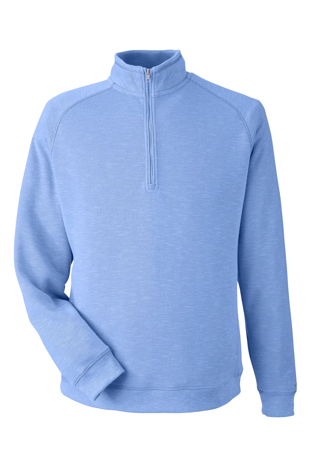 Nautica Mens Sun Surfer Supreme 1/4 Zip Sweatshirt w/ Pockets - Vintage Mavi Blue