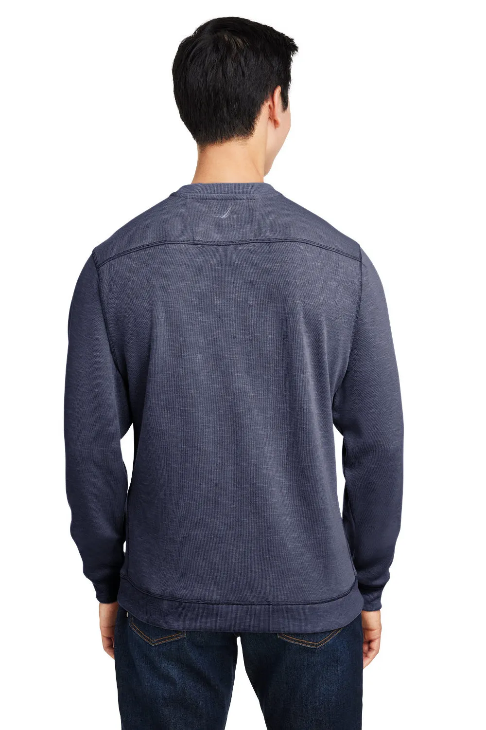 Nautica Mens Sun Surfer Supreme Crewneck Sweatshirt - Vintage Navy Blue