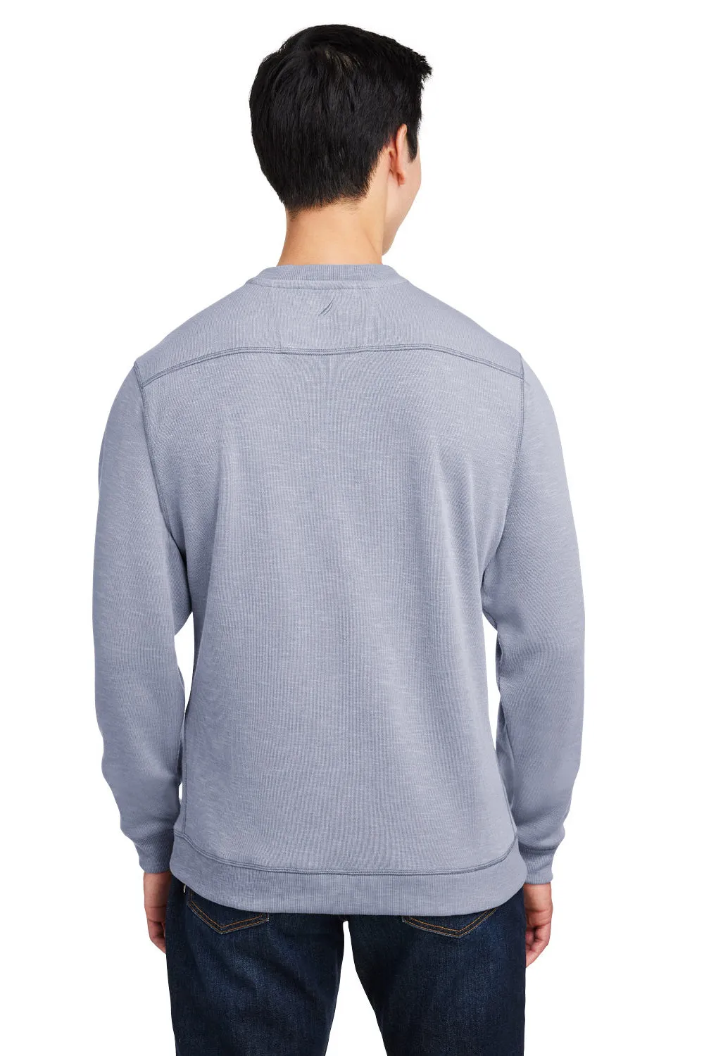 Nautica Mens Sun Surfer Supreme Crewneck Sweatshirt - Vintage Pebble Grey