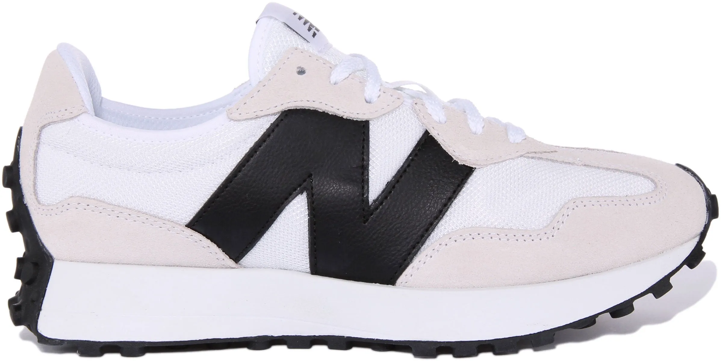 New Balance MS 327 CWB In White Black Shoes New Balance