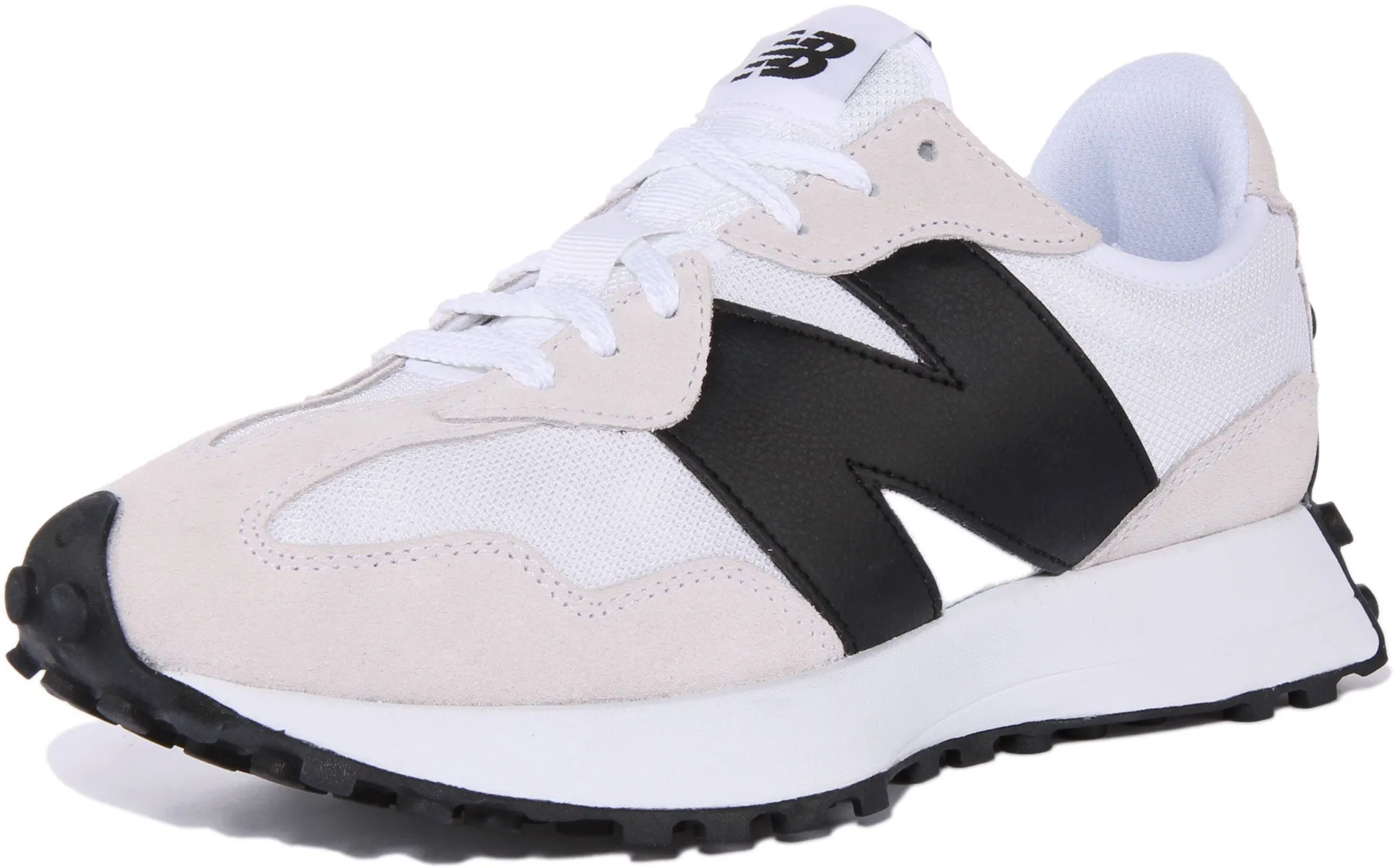 New Balance MS 327 CWB In White Black Shoes New Balance
