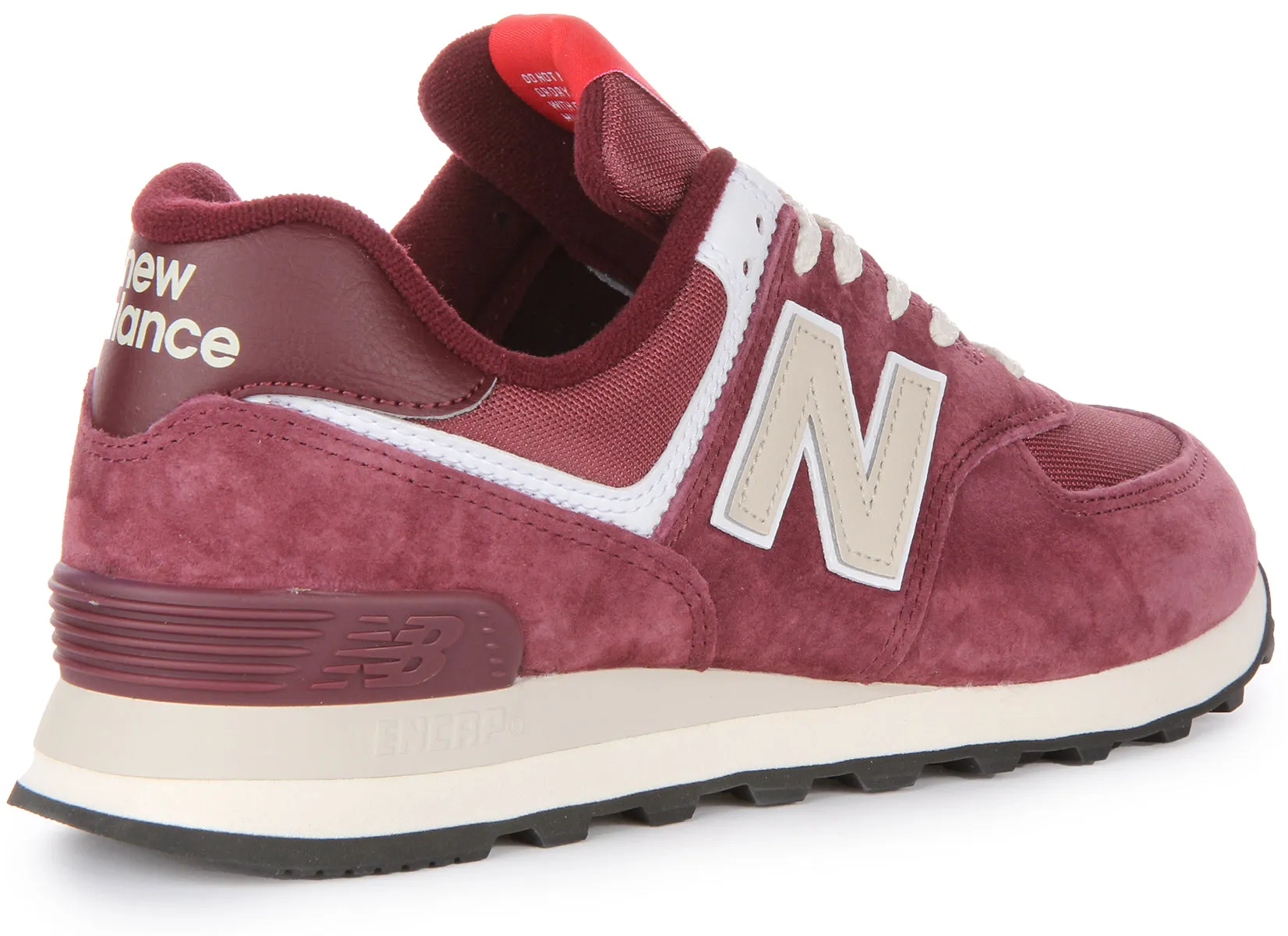 New Balance U574 HMG In Burgundy Shoes New Balance