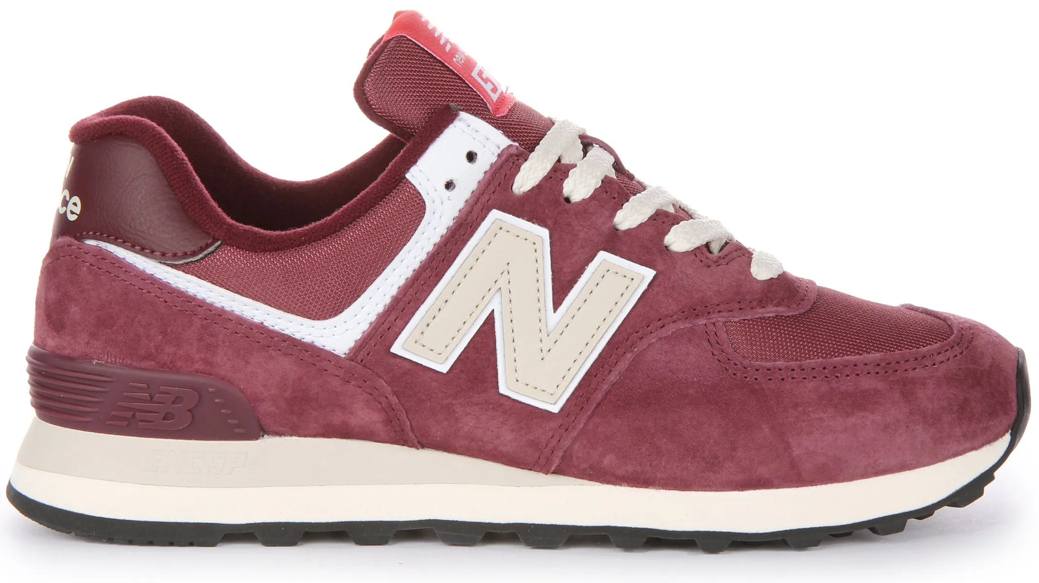 New Balance U574 HMG In Burgundy Shoes New Balance
