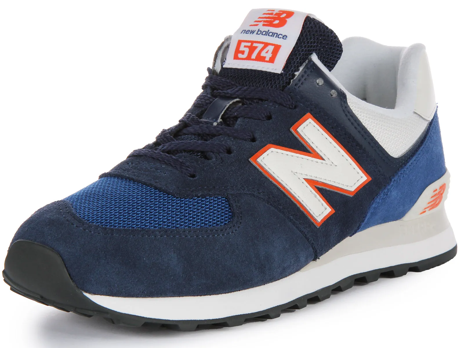 New Balance U574 XR2 In Navy Orange Shoes New Balance