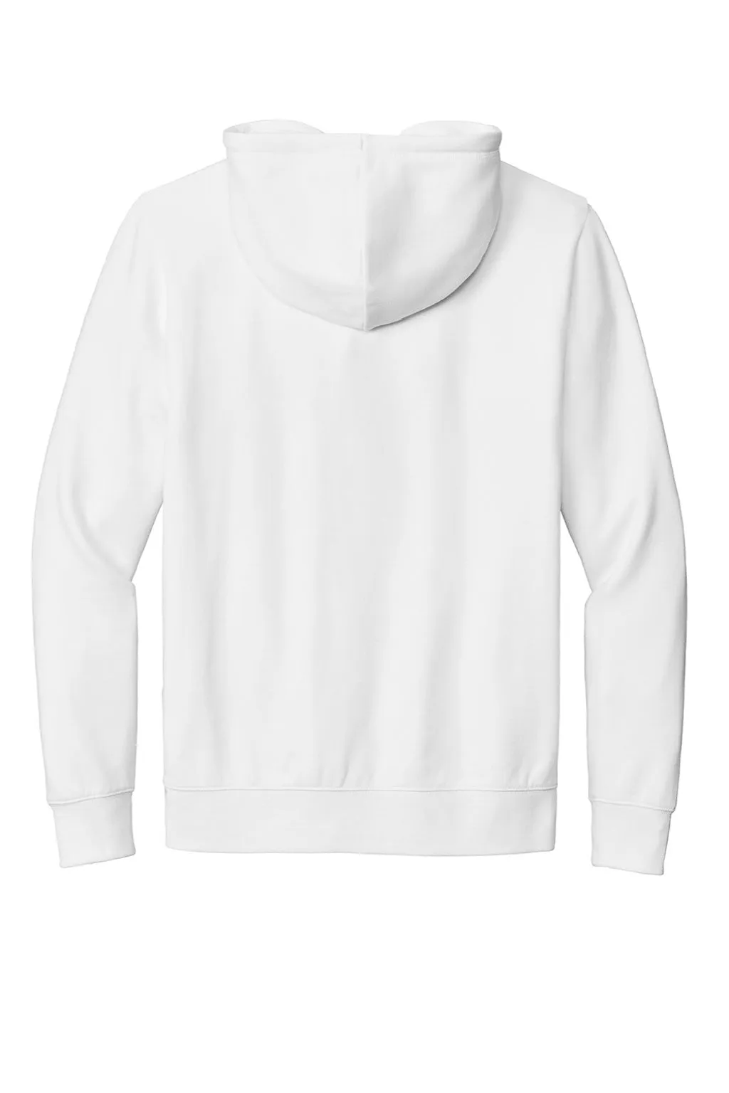 New Era Mens Comeback Fleece Hooded Sweatshirt Hoodie w/ Pouch Pocket - White