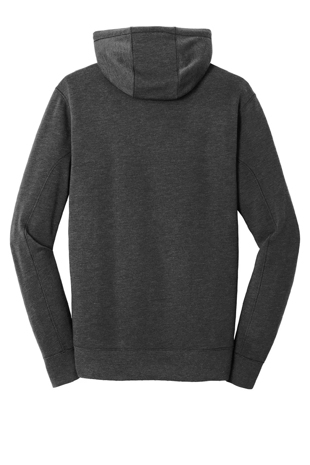 New Era Mens Fleece Hooded Sweatshirt Hoodie w/ Pouch Pocket - Heather Black