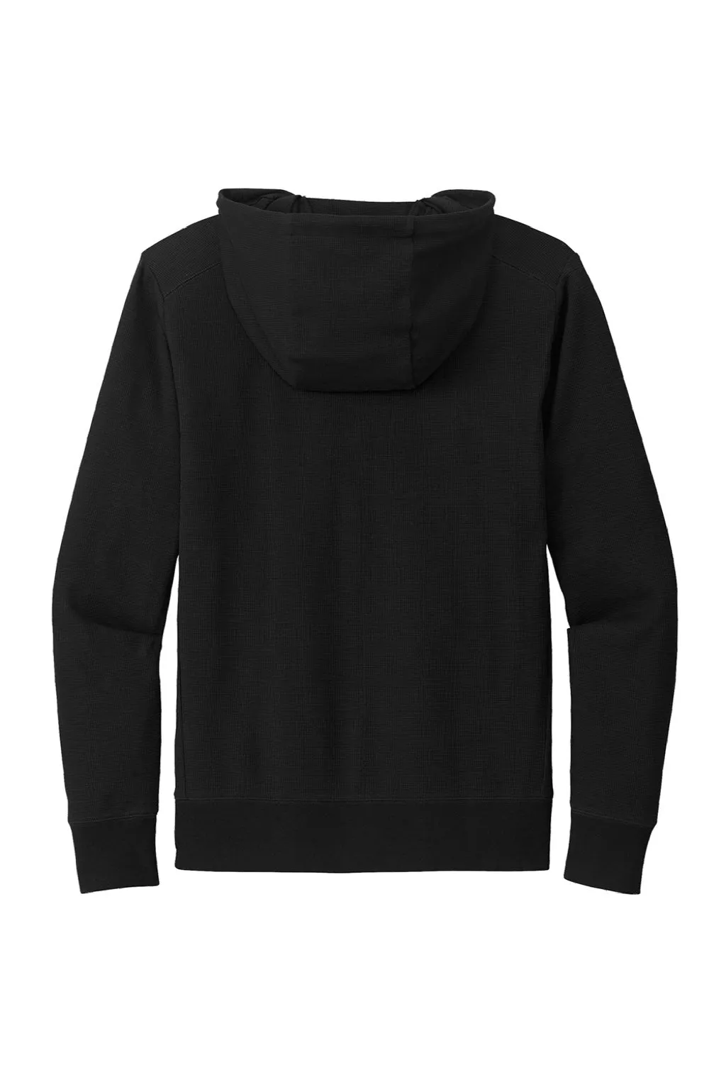 New Era Mens Thermal Full Zip Hooded Sweatshirt Hoodie w/ Pockets - Black