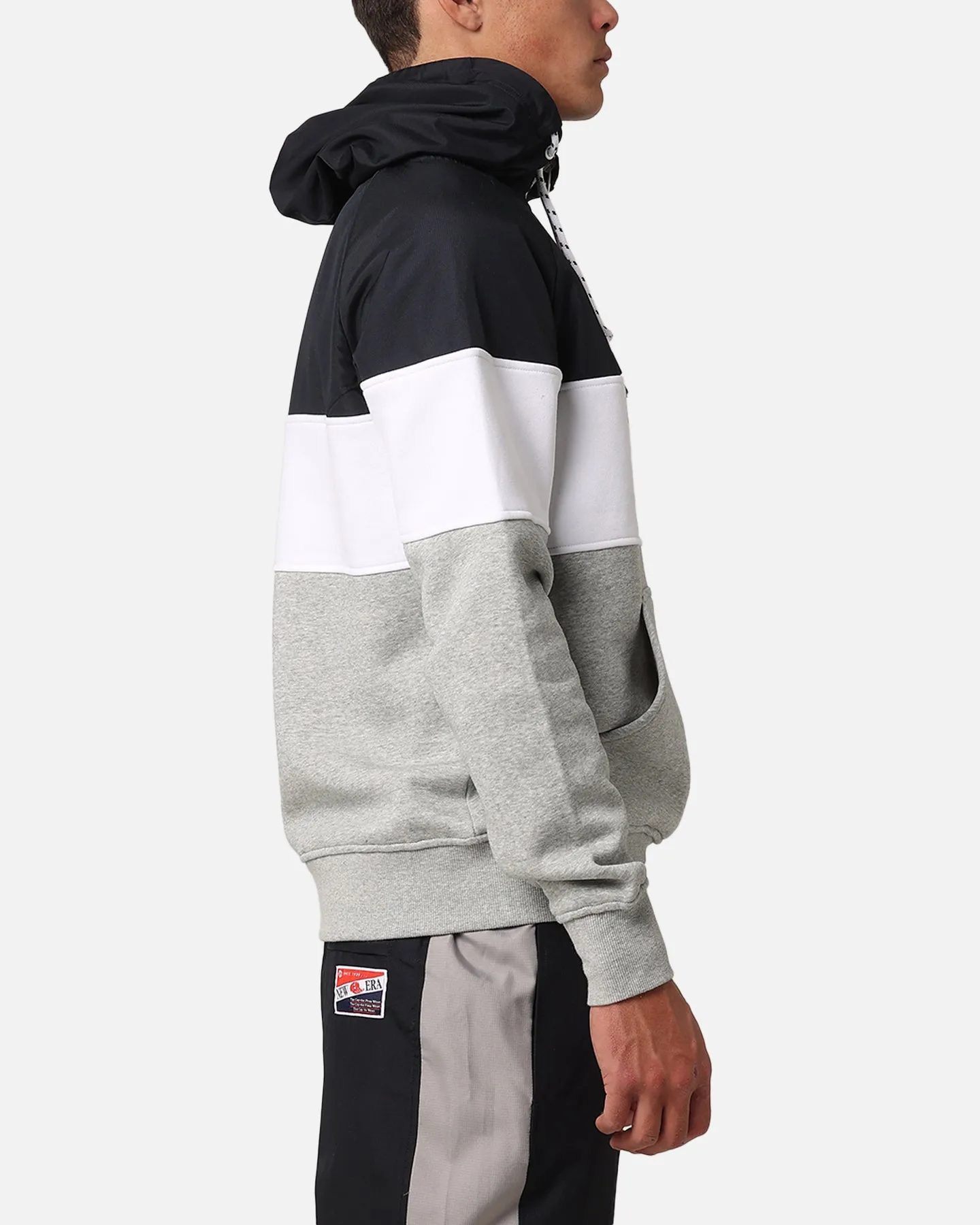 New Era New York Yankees Quarter Zip Hoodie Navy