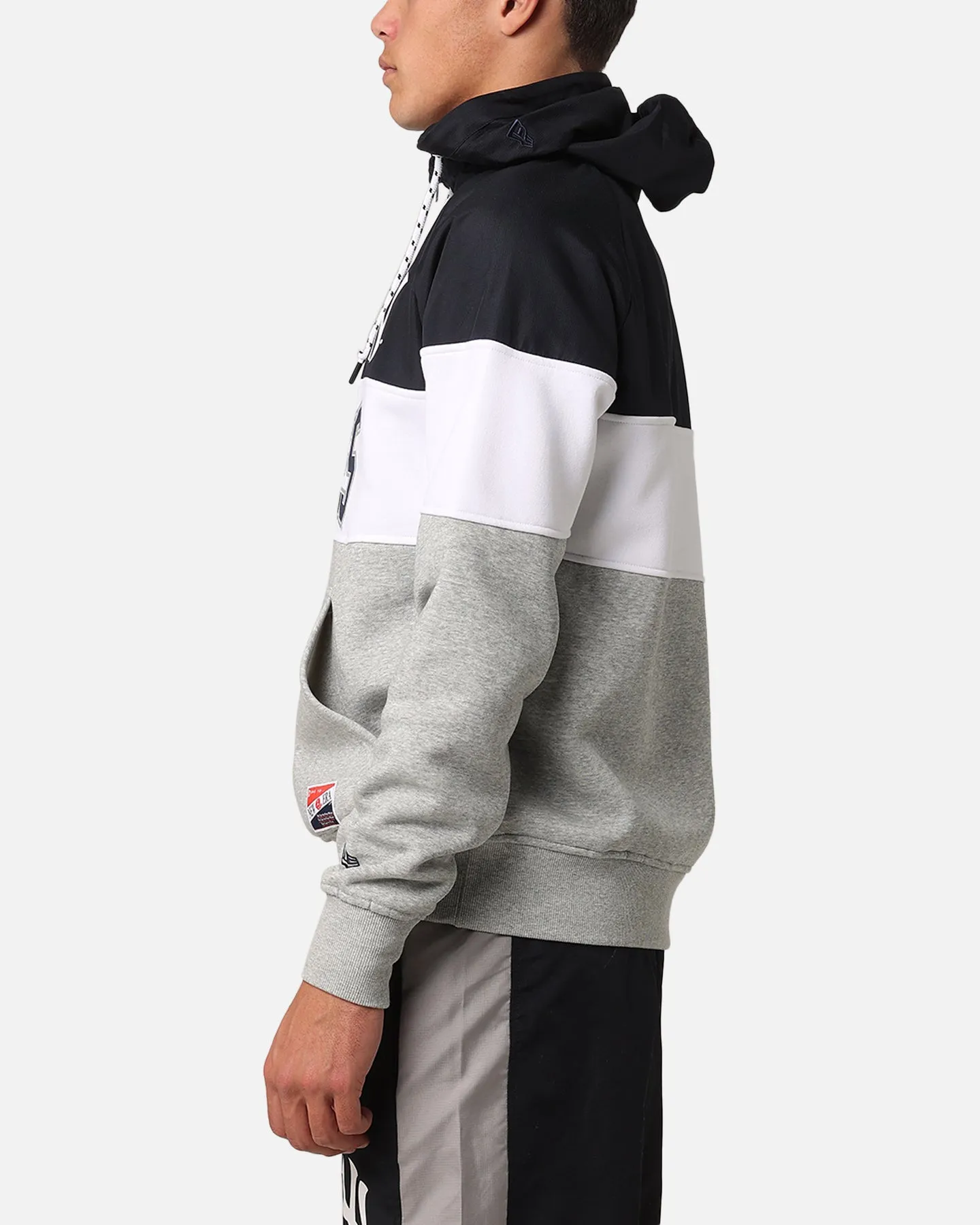 New Era New York Yankees Quarter Zip Hoodie Navy