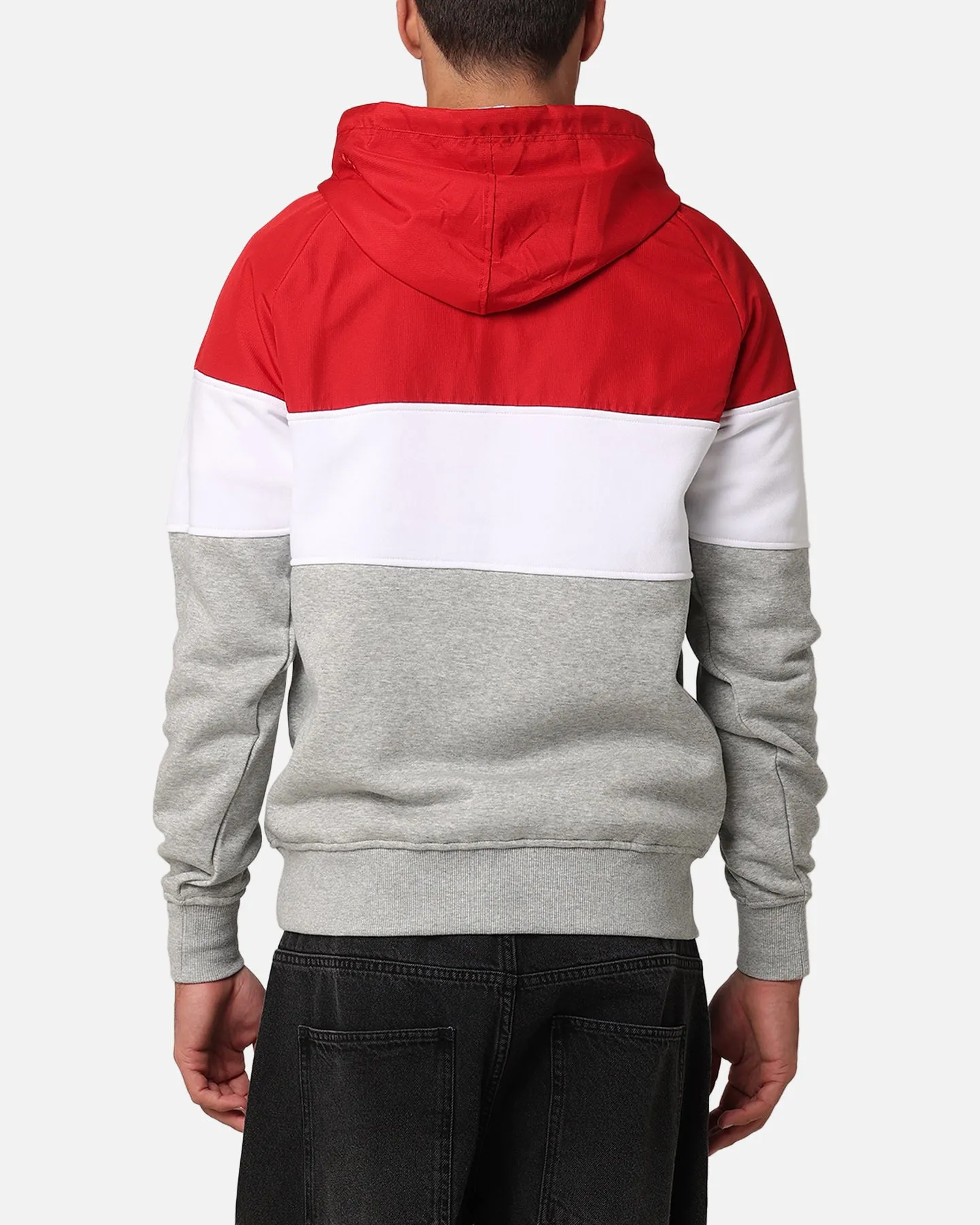 New Era San Francisco 49ers Quarter Zip Hoodie Red