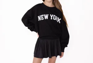 New York Sweatshirts In Black
