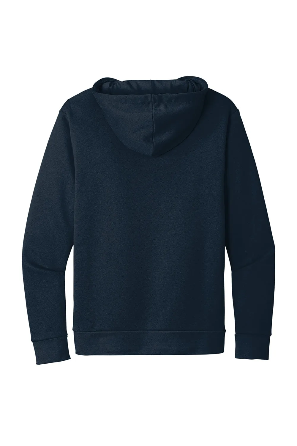 Next Level Mens Fleece Hooded Sweatshirt Hoodie w/ Pouch Pocket - Midnight Navy Blue