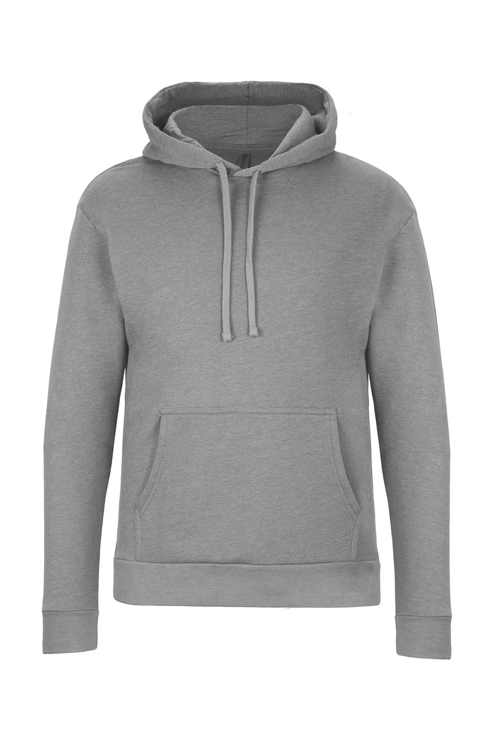 Next Level Mens Malibu Hooded Sweatshirt Hoodie w/ Pouch Pocket - Heather Grey