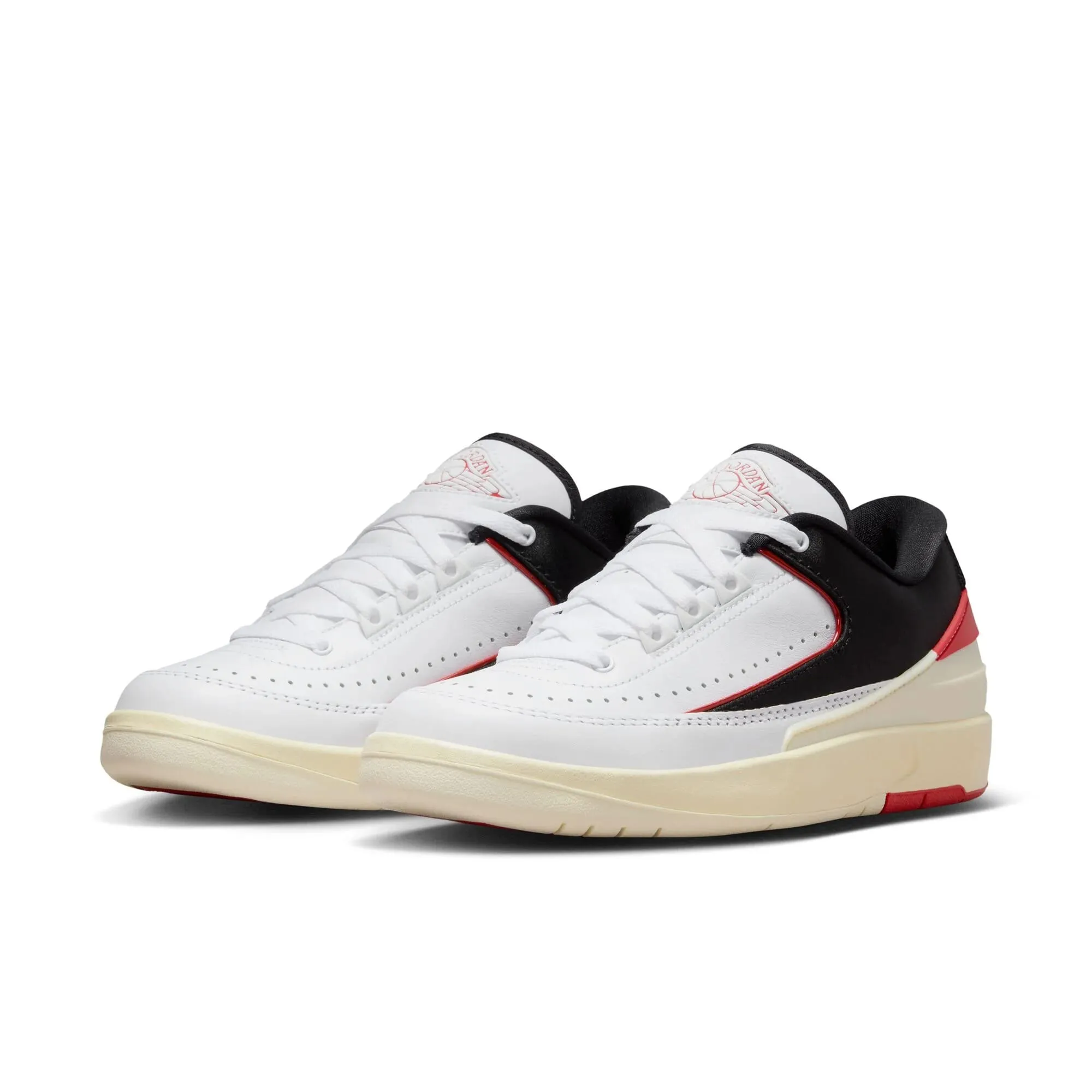 Nike Air Jordan 2 Retro Low White/University Red-Black  FD4849-106 Women's