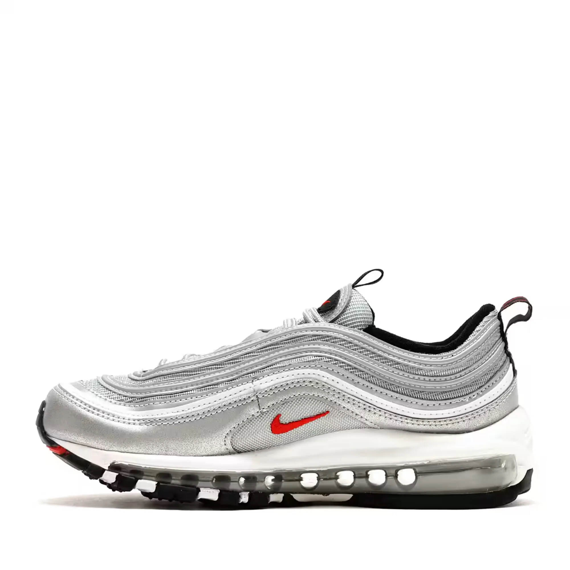 Nike Air Max 97 OG Metallic Silver/Varsity Red  DQ9131-002 Women's