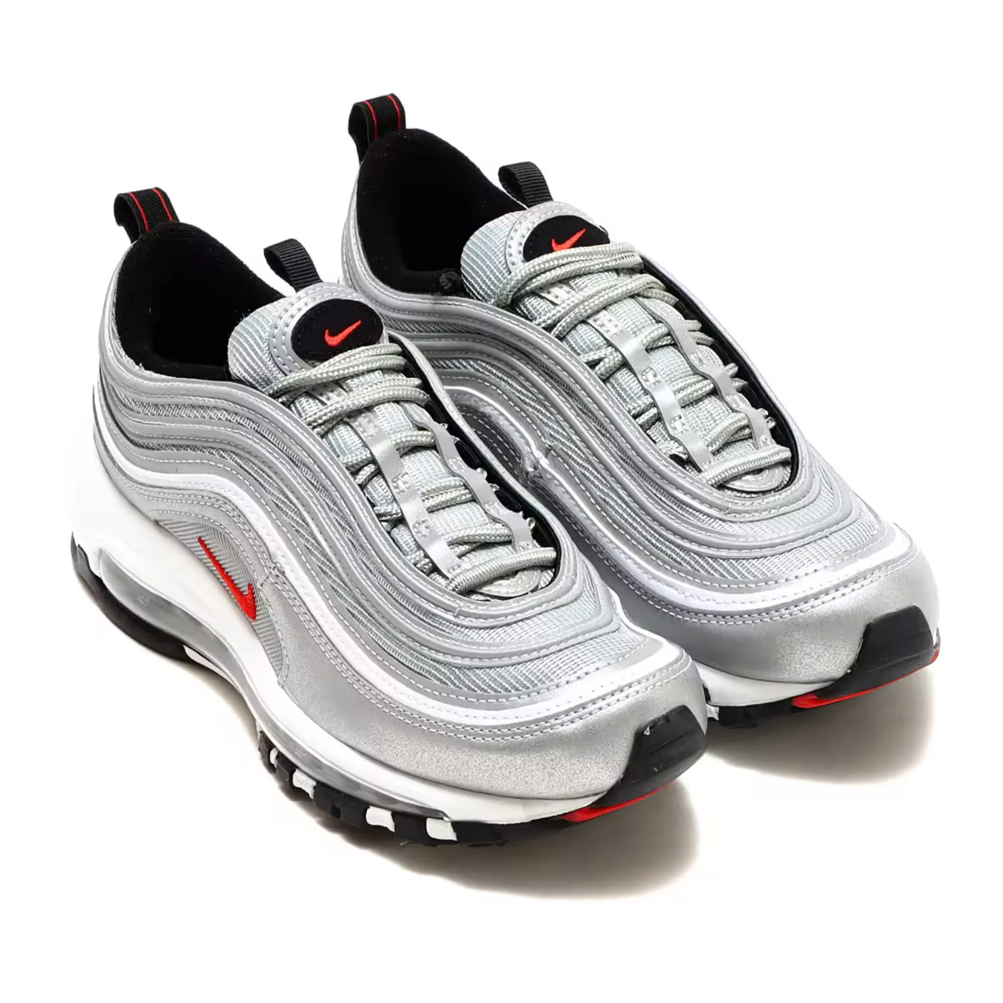 Nike Air Max 97 OG Metallic Silver/Varsity Red  DQ9131-002 Women's