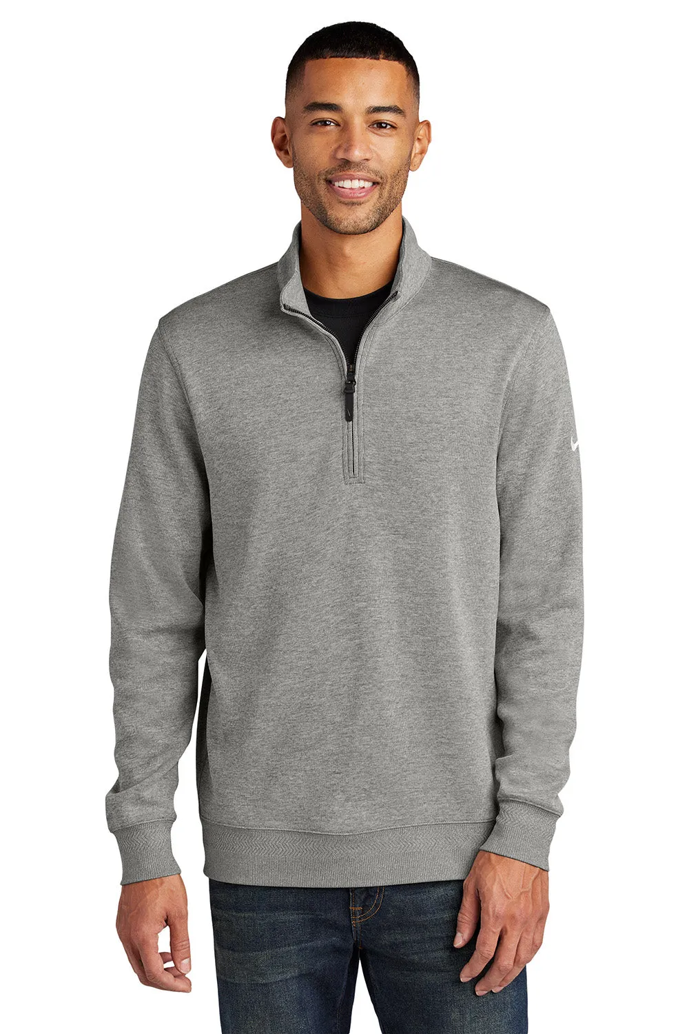 Nike Mens Dri-Fit 1/4 Zip Sweatshirt - Grey