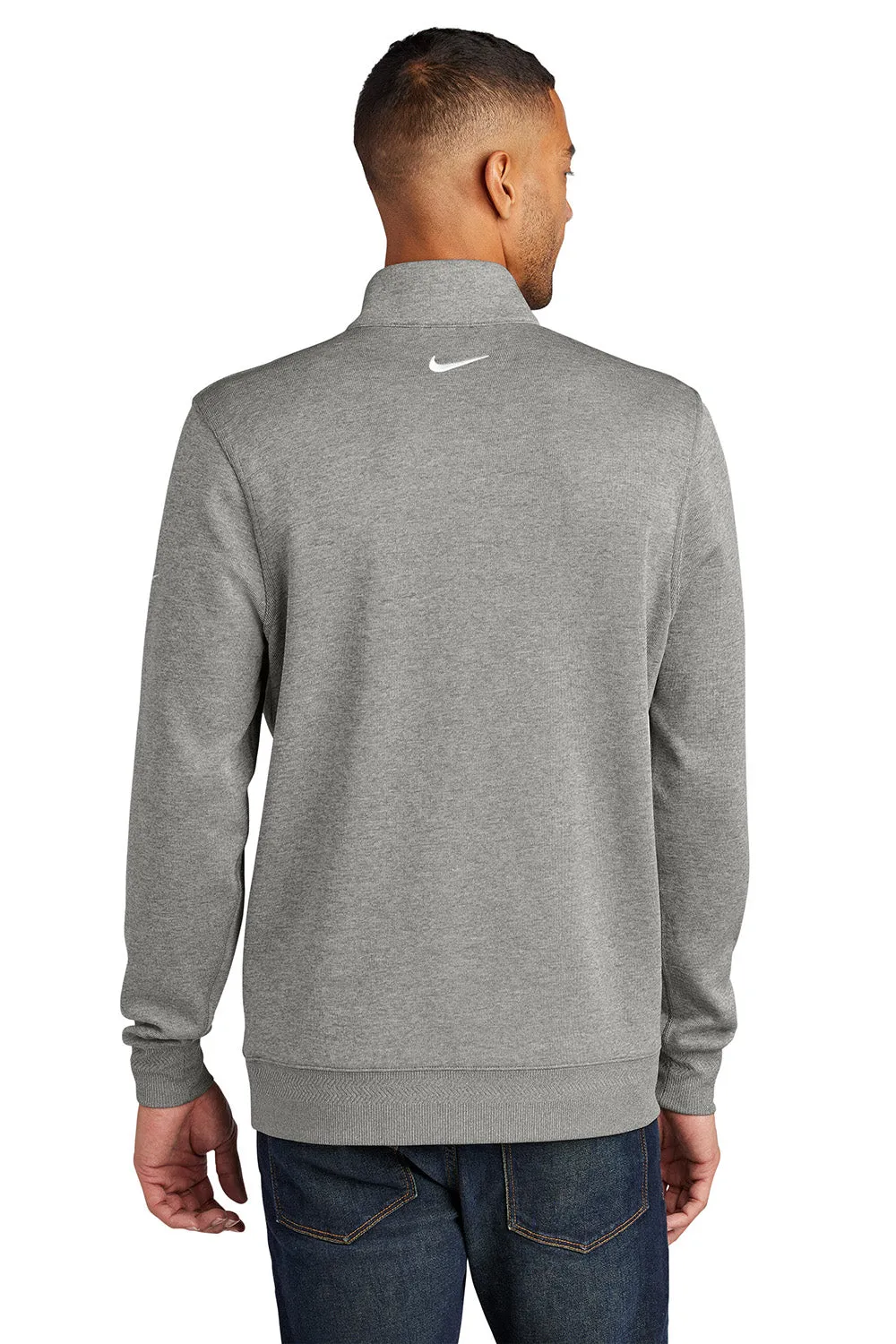 Nike Mens Dri-Fit 1/4 Zip Sweatshirt - Grey