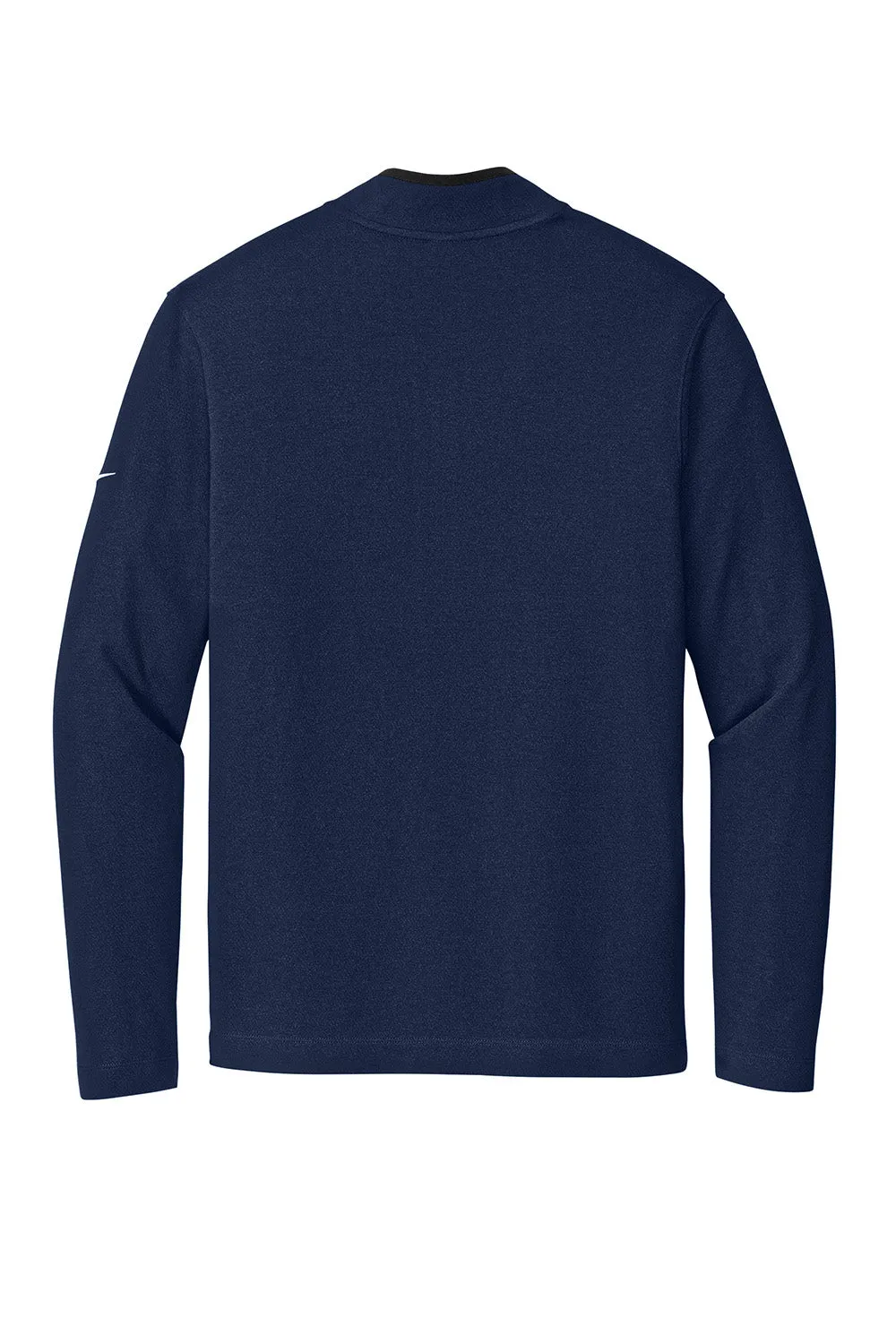 Nike Mens Textured 1/4 Zip Sweatshirt - College Navy Blue