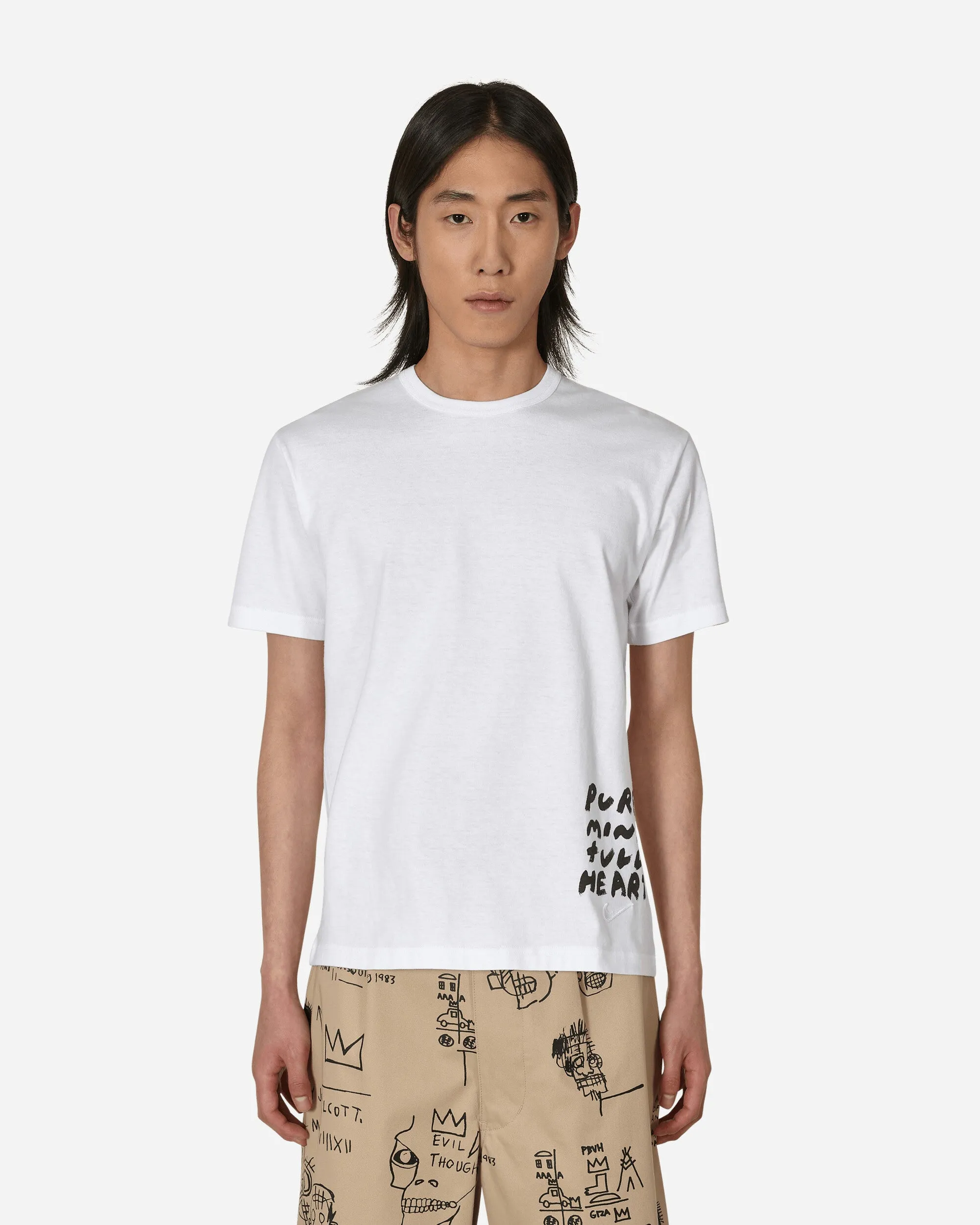 Nike Message Print T-Shirt White
