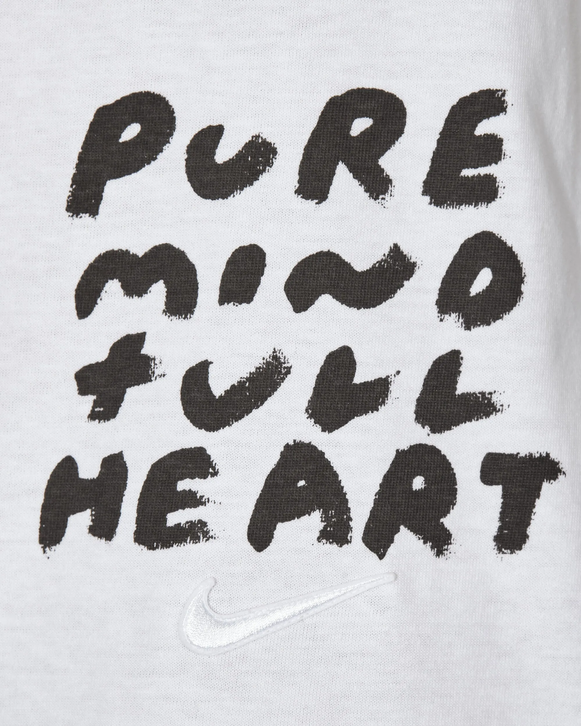 Nike Message Print T-Shirt White