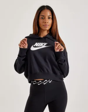 Nike Oversized Cropped Graphic Hoodie