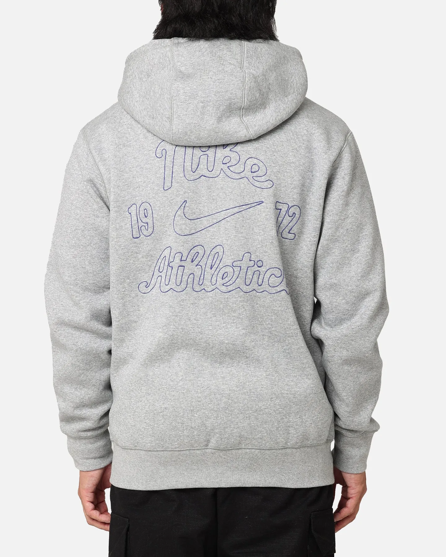 Nike Sportswear Club Essential Full Zip Hoodie Dark Grey Heather