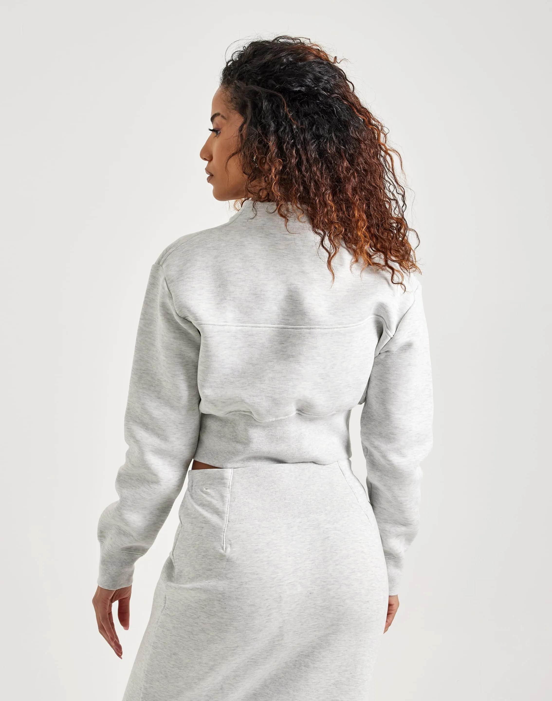 Nike Tech Fleece Cropped Half-Zip Top