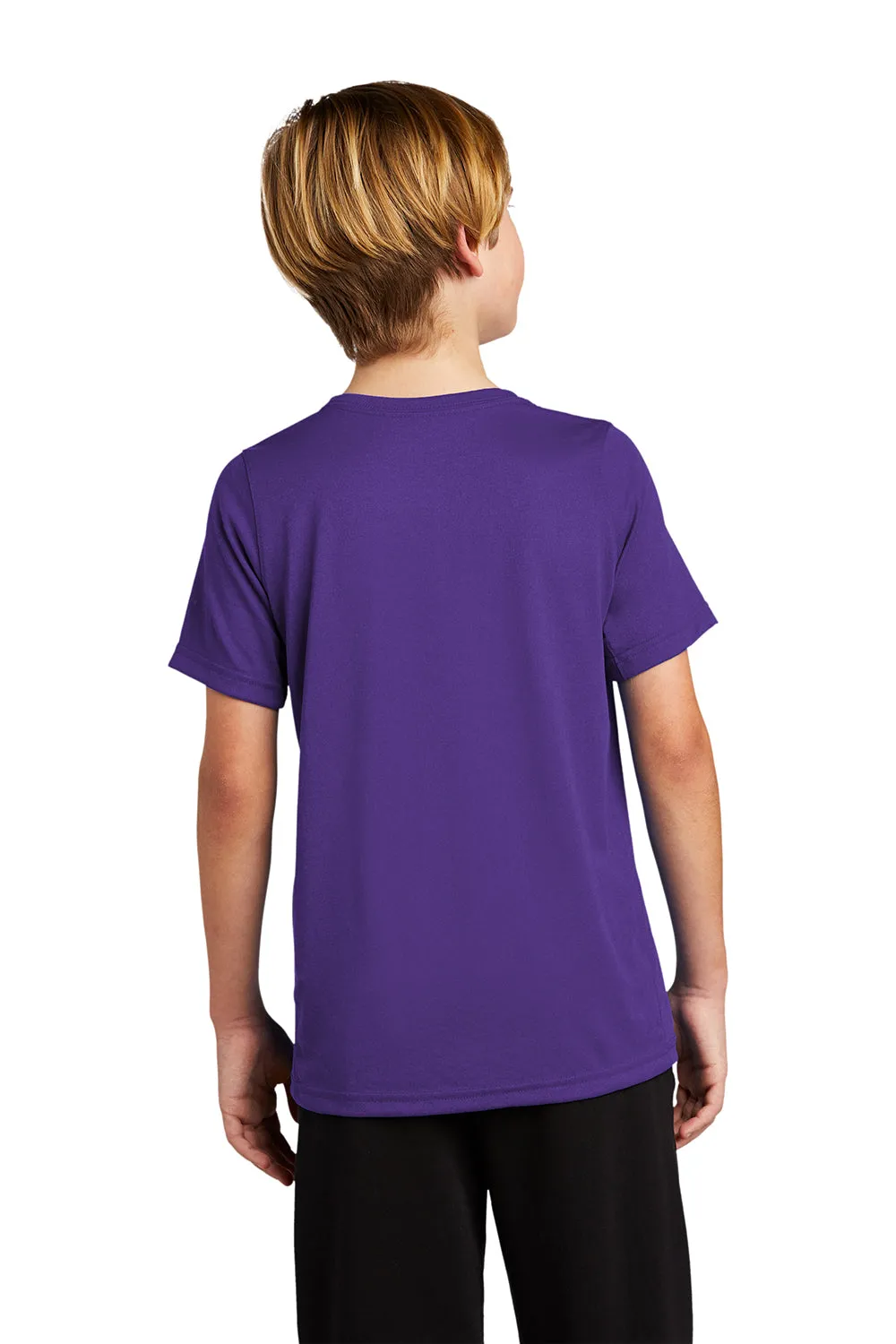 Nike Youth Team rLegend Dri-Fit Moisture Wicking Short Sleeve Crewneck T-Shirt - Court Purple