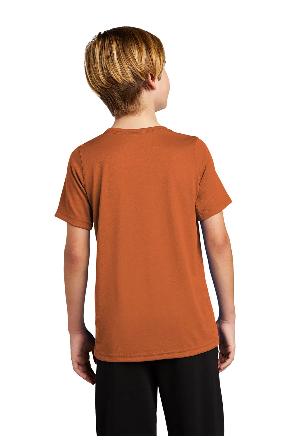 Nike Youth Team rLegend Dri-Fit Moisture Wicking Short Sleeve Crewneck T-Shirt - Desert Orange