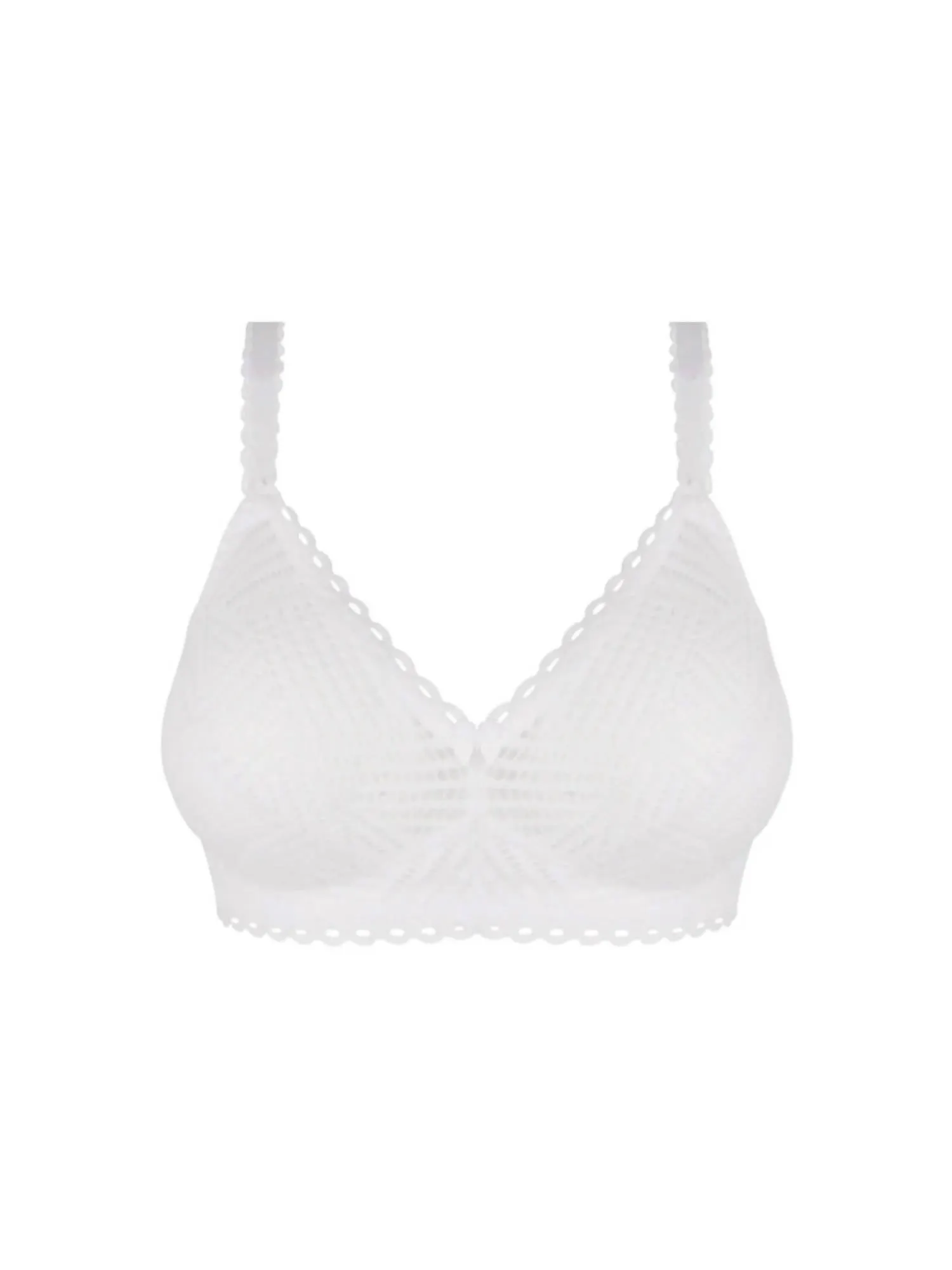 Nonwire Triangle Bra In Blanc