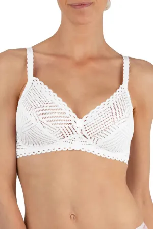 Nonwire Triangle Bra In Blanc