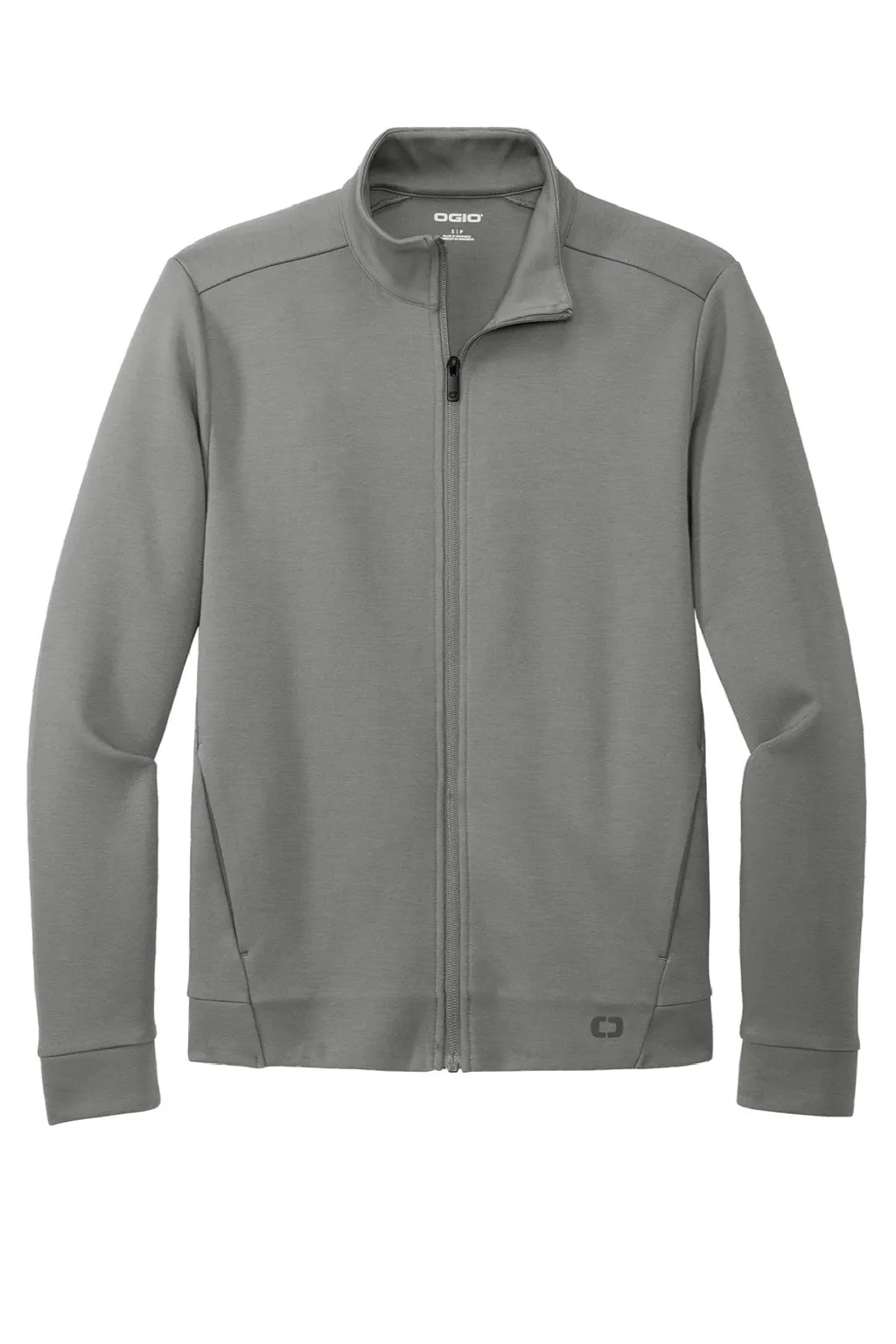 Ogio Mens Bolt Full Zip Sweatshirt w/ Pockets - Turbo Grey