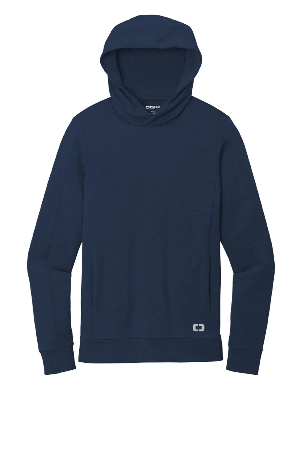Ogio Mens Luuma Hooded Sweatshirt Hoodie w/ Pockets - River Navy Blue