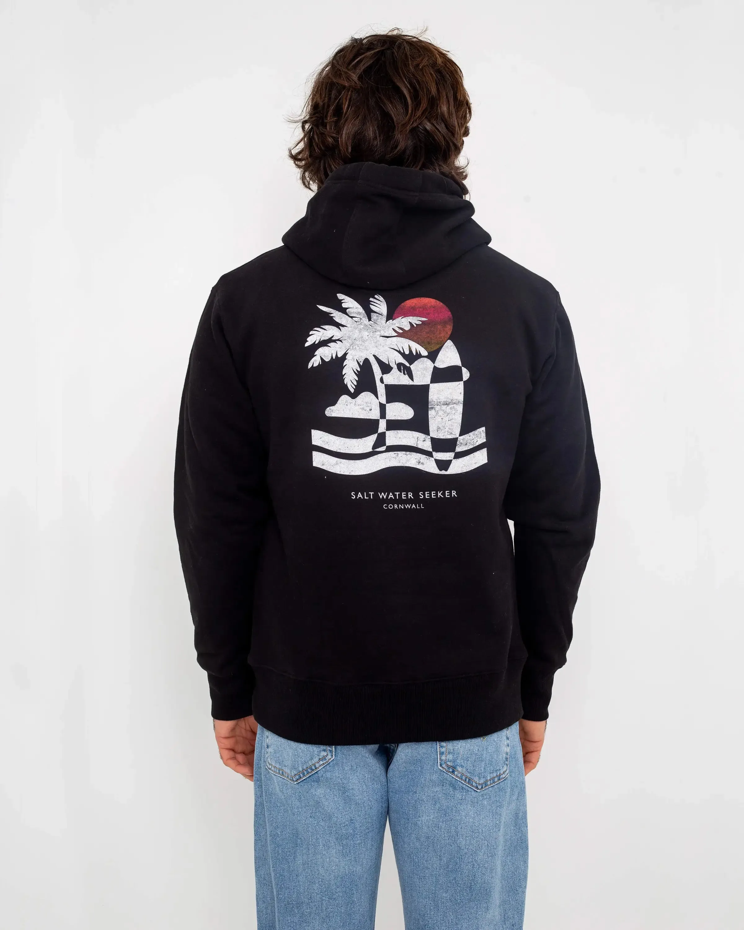 Palm Hoodie in Dusty Black