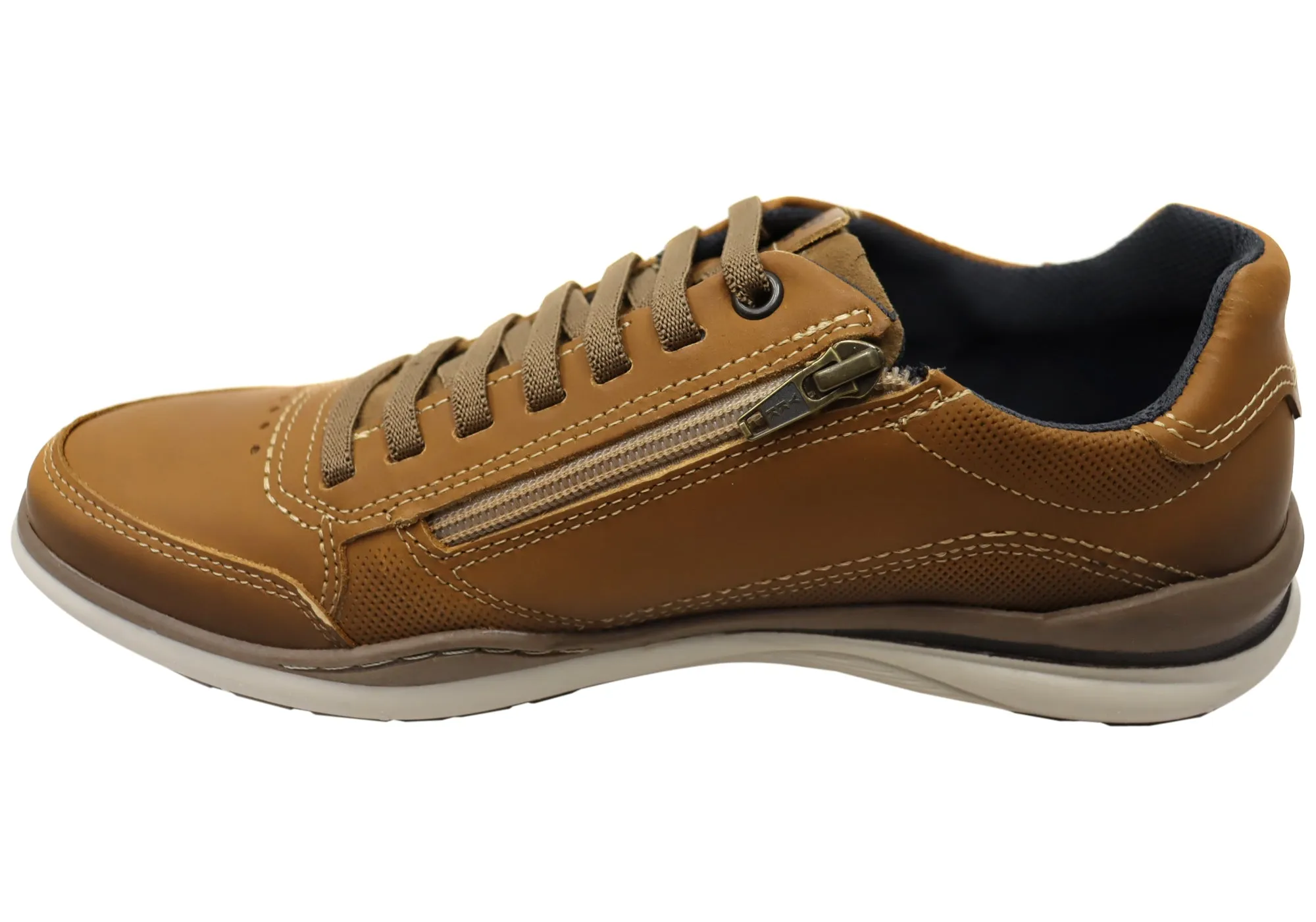 Pegada Advence Mens Leather Slip On Casual Shoes Made In Brazil Pegada Shoes